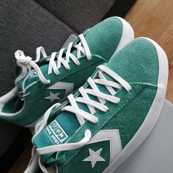 Converse X Dial Tone Vulc Pro Leather. Size 11 Men U.S. Vintage Jade Green. - Picture 3 of 12